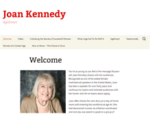 Tablet Screenshot of joankennedy.com